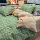 DecorBites™ Cozy Nordic Plaid Bedding Set - Queen/King Size