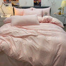 DecorBites™ Cozy Nordic Plaid Bedding Set - Queen/King Size