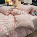 DecorBites™ Cozy Nordic Plaid Bedding Set - Queen/King Size
