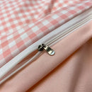 DecorBites™ Cozy Nordic Plaid Bedding Set - Queen/King Size