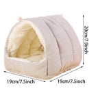 DecorBites™ Cozy Parrot Cage Hanging Hut Bed