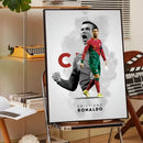 DecorBites™ CR7 Self-Adhesive Art Poster for Home Decor