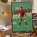 DecorBites™ CR7 Self-Adhesive Art Poster for Home Decor