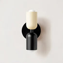 Decorbites cream double head wall lamp bedroom olive green & black