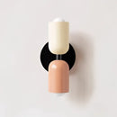 Decorbites cream double head wall lamp bedroom olive green & black