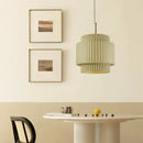Decorbites cream wind led chandelier – dining room fluted pendant light