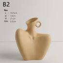 DecorBites™ Creative Ceramic Human Vase for Home Decor