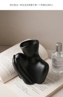 DecorBites™ Creative Ceramic Human Vase for Home Decor