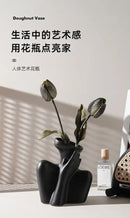 DecorBites™ Creative Ceramic Human Vase for Home Decor