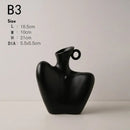 DecorBites™ Creative Ceramic Human Vase for Home Decor