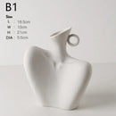 DecorBites™ Creative Ceramic Human Vase for Home Decor