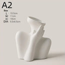DecorBites™ Creative Ceramic Human Vase for Home Decor