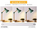 DecorBites™ Creative Nordic Table Lamp Wooden Art LED Turn Head Simple Bedside Desk Light/Eye Protection Reading&Bedroom Study Lamp