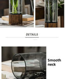 DecorBites™ Creative Retro Glass Vase for Living Room