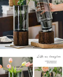 DecorBites™ Creative Retro Glass Vase for Living Room