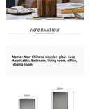DecorBites™ Creative Retro Glass Vase for Living Room