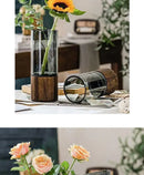 DecorBites™ Creative Retro Glass Vase for Living Room