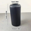 DecorBites™ Creative Striped Plastic Flower Vase