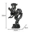 Decorbites creative thinker silver & gold modern sculpture desk decor