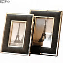DecorBites™ Crocodile Leather Modern Photo Frame for Living Room Decor & Gifts