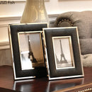 DecorBites™ Crocodile Leather Modern Photo Frame for Living Room Decor & Gifts