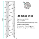 Decorbites crystal ball chandelier dining room led pendant light