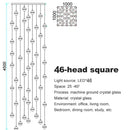 Decorbites crystal ball chandelier dining room led pendant light