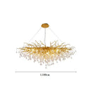 Decorbites crystal branch chandelier for living room led pendant light