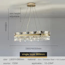 Decorbites crystal butterfly living room luxury gold chandelier