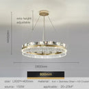 Decorbites crystal butterfly living room luxury gold chandelier