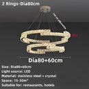 Modern decorbites crystal ceiling chandelier living room led light