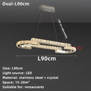 Modern decorbites crystal ceiling chandelier living room led light
