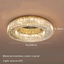 Luxury gold tiered crystal ceiling lamp living room chandelier