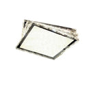 Modern gold square crystal ceiling lamp bedroom luxury led lighting