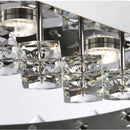 DecorBites™ Crystal Ceiling Lamp: Modern Luxury Dimmable Lighting for Living Dining Bedroom