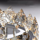 DecorBites™ Crystal Ceiling Lamp: Modern Luxury Dimmable Lighting for Living Dining Bedroom