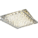 Modern geometric clear crystal ceiling lamp for living room