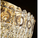 Modern golden crystal ceiling lamp for living room