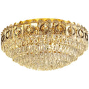Modern golden crystal ceiling lamp for living room