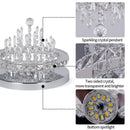 DecorBites™ Crystal Ceiling Lamp Smart LED Chandelier Remote Control Hanging Decor