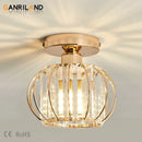 DecorBites™ Crystal Ceiling Light Fixture E26 E27 Modern Glod Black Chandelier