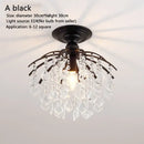 DecorBites™ Crystal Ceiling Light: Luxury Modern Chandelier for Home Living Spaces