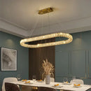 DecorBites™ Crystal Ceiling Lights: Modern Luxury Dimmable LED Chandelier for Living Room
