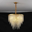 DecorBites™ Crystal Chandelier: 2024 Post-Modern Living Room Lighting