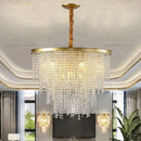 DecorBites™ Crystal Chandelier: 2024 Post-Modern Living Room Lighting