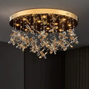 Postmodern gold decorbites crystal chandelier dining room butterfly light