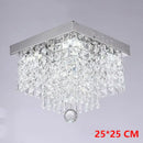 Modern gold crystal chandelier ceiling lamp kitchen fixture