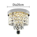 Modern gold crystal chandelier ceiling lamp kitchen fixture