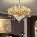 DecorBites™ Crystal Chandelier Ceiling Light for Living, Dining, and Bedroom