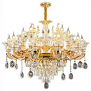 DecorBites™ Crystal Chandelier Ceiling Light for Living, Dining, and Bedroom